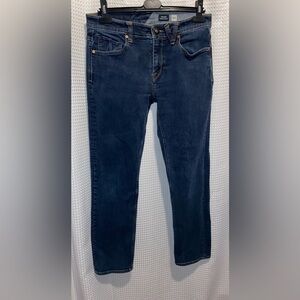 2/40$ Men’s VOLCOM dark blue modern‎ fit straight leg stretchy Jeans size 31